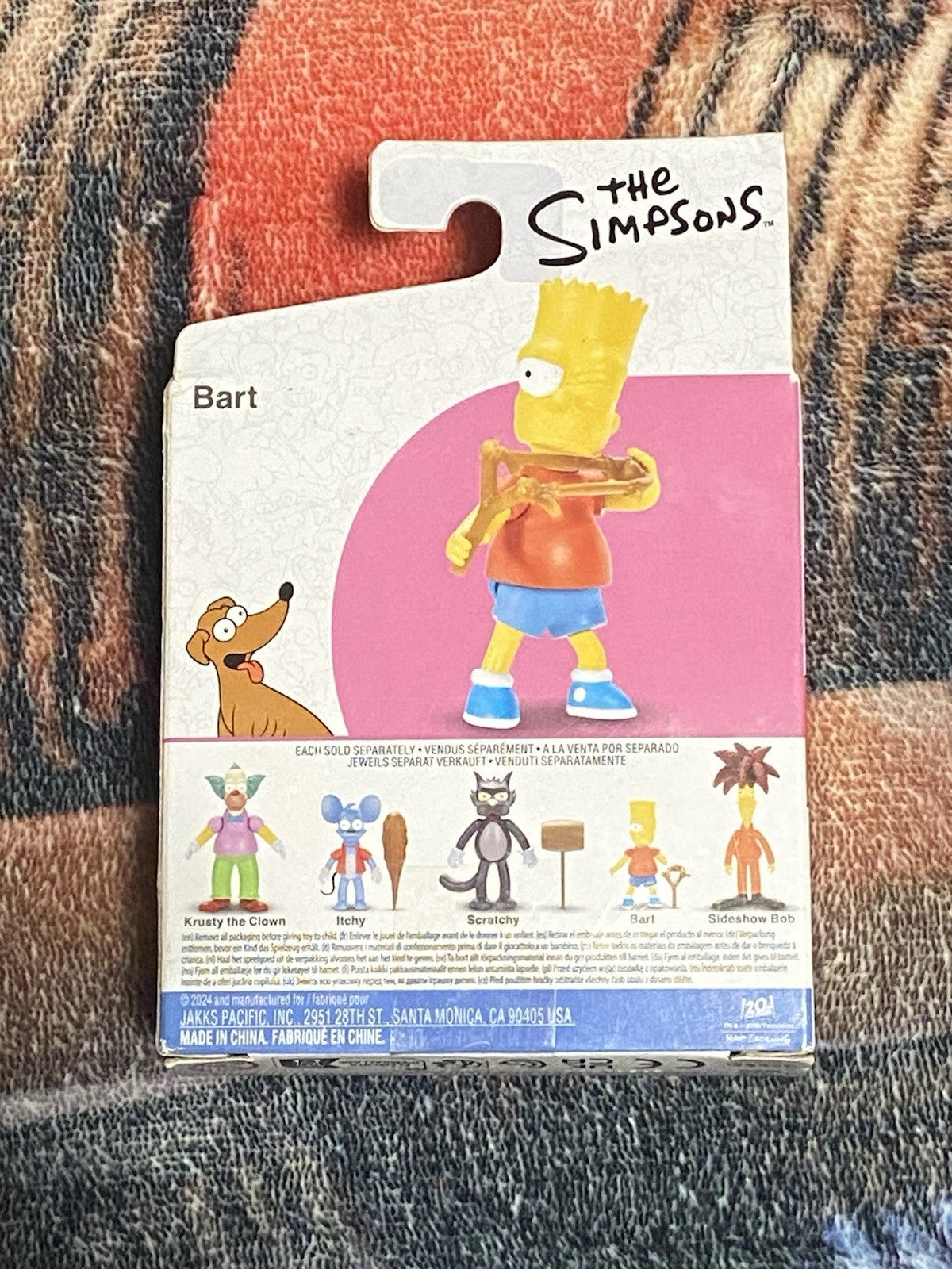 NEW Jakks Pacific 17538 The Simpsons BART 2.5 Inch Tall Action Figure Wave 2