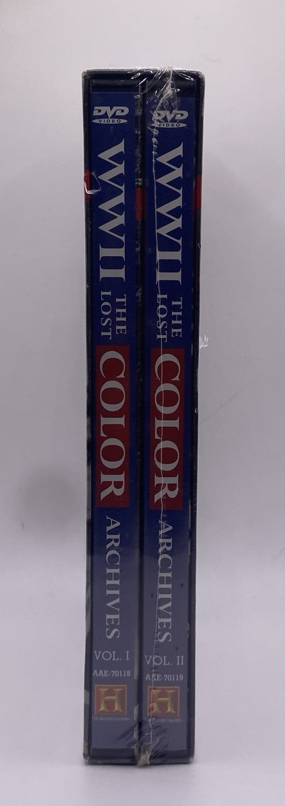 WWII: The Lost Color Archives (DVD, 2000, 2-Disc Set VOL1 & 2) New Sealed !