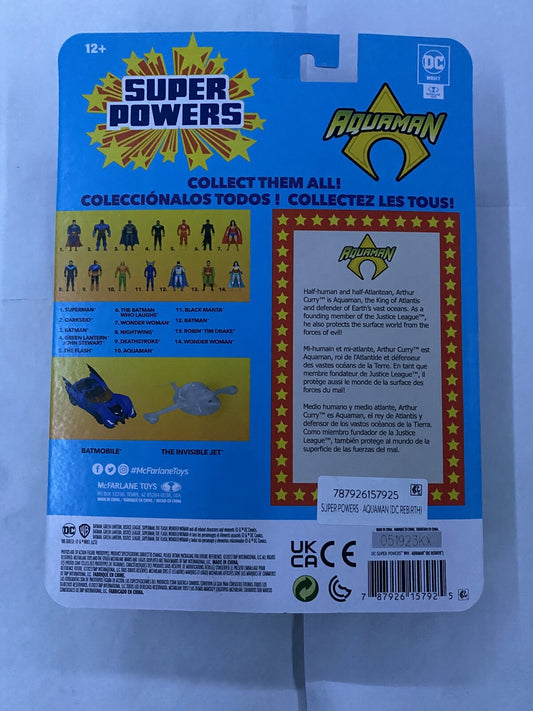 McFarlane Toys - DC Super Powers Aquaman 4in Action Figure