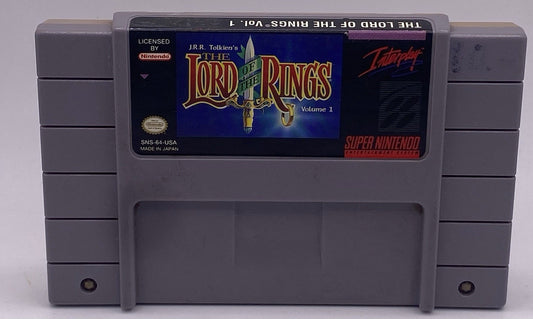 J.R.R. Tolkien's The Lord of the Rings, Vol. 1 (SNES) ONLY CART/ TESTED WORKS !