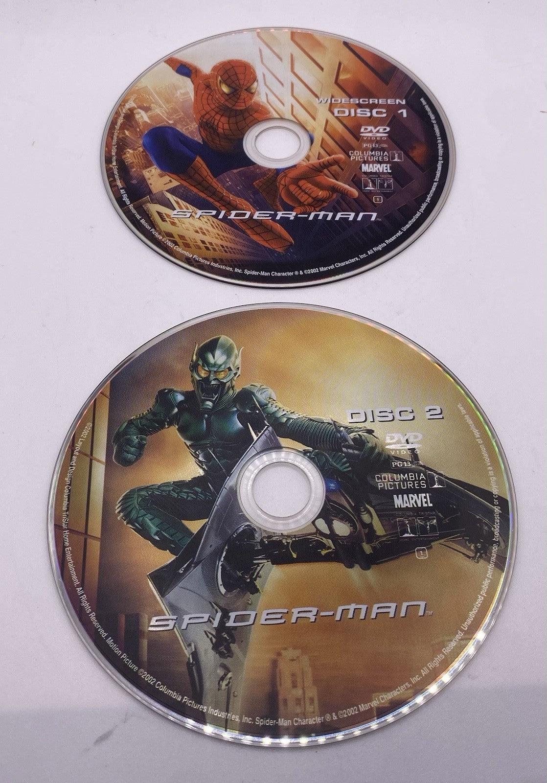 Marvel Spider-Man Collection Lot Set 1-3 [DVD] Tobey McGuire Sony Pictures VG++