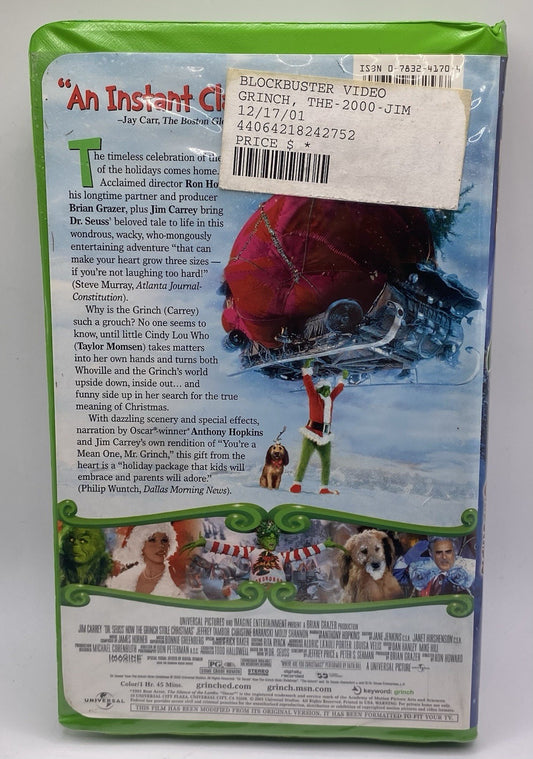 Grinch (2000) (VHS, 2000)