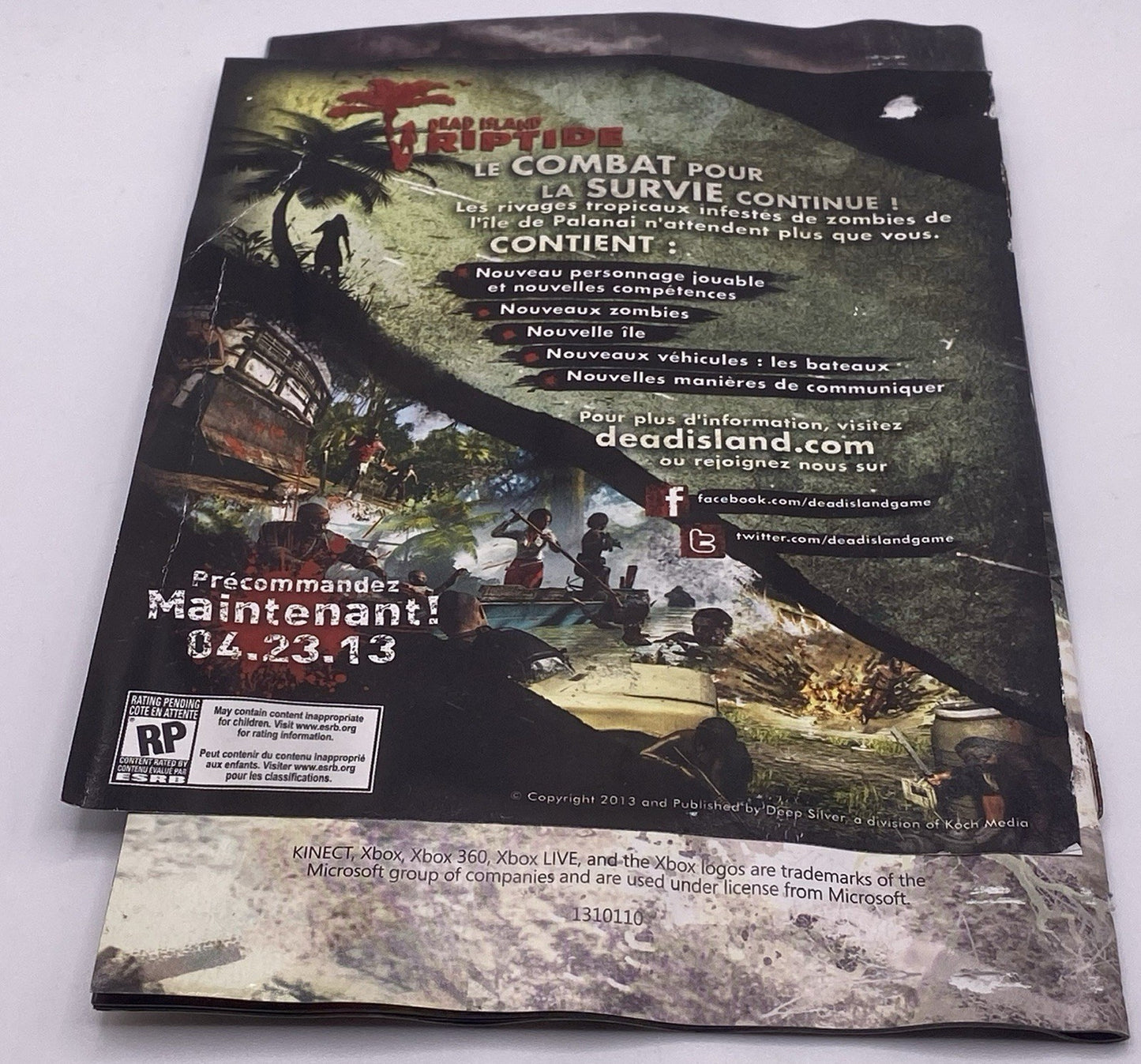 Dead Island -- Game of the Year Edition (Microsoft Xbox 360, 2012)(tested)