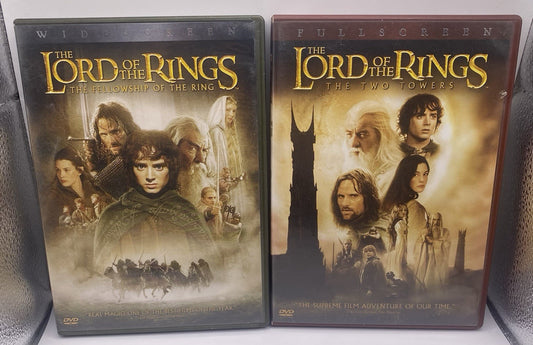 2 Pack The Lord Of The Rings Bundle: THE FELLOWSHIP OF THE RING & THE TWO TOWERS