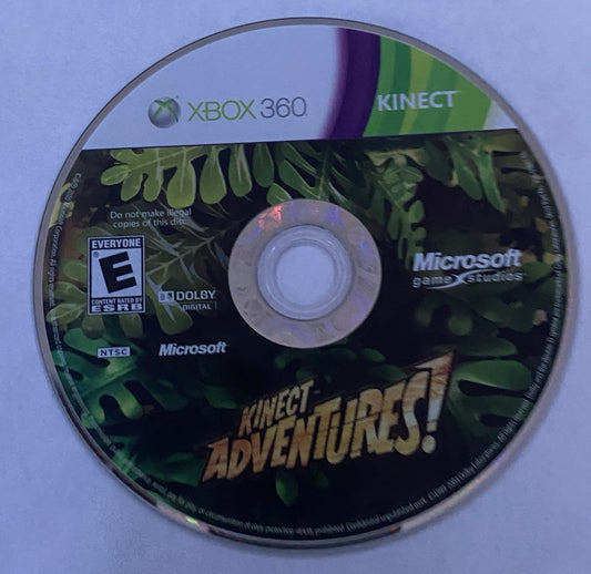 Kinect Adventures Xbox 360 Loose Disc Only (tested It Works!)