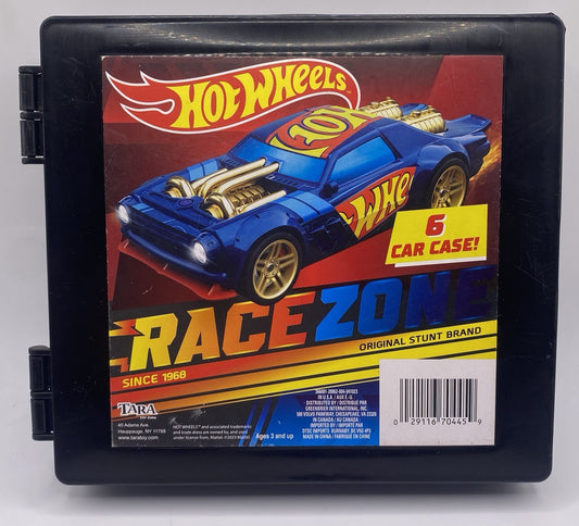HOT WHEELS STORAGE CASE MADE TO RACE 6 CAR TRAVEL BOX