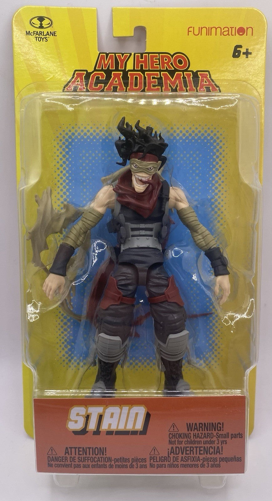 My Hero Academia  Stain 5” Action Figure Funimation McFarlane New