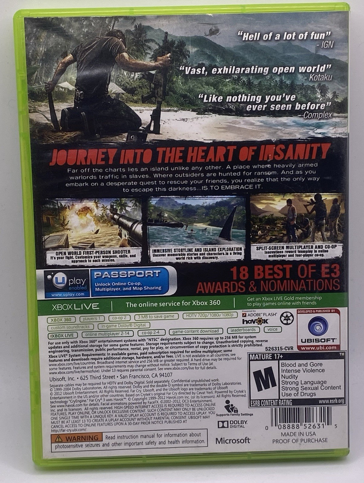 Far Cry 3 (Microsoft Xbox 360, 2012)