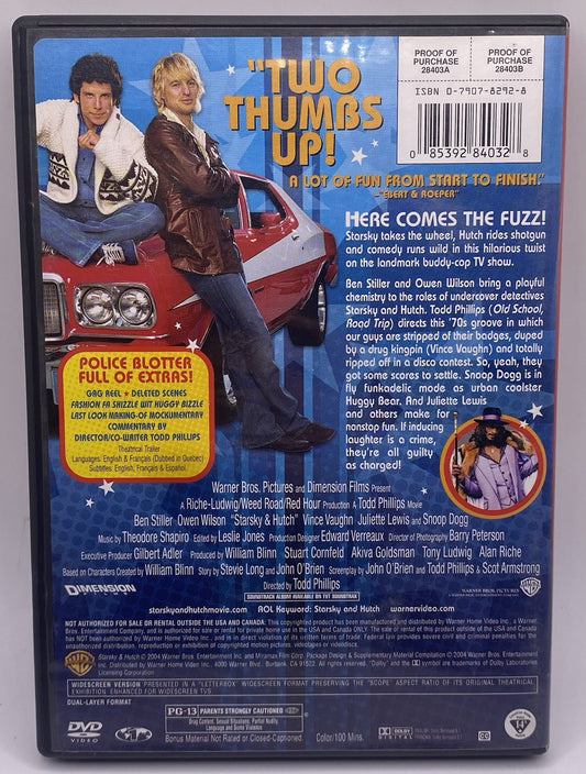 Starsky  Hutch (DVD, 2004, Widescreen)