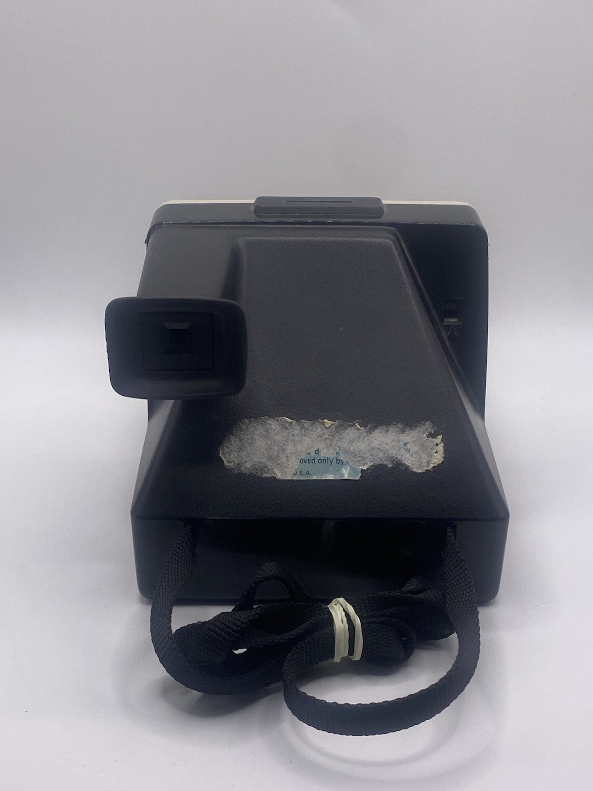 Vintage 1970s Original Polaroid SX-70 OneStep White Rainbow Stripe  (UNTESTED)