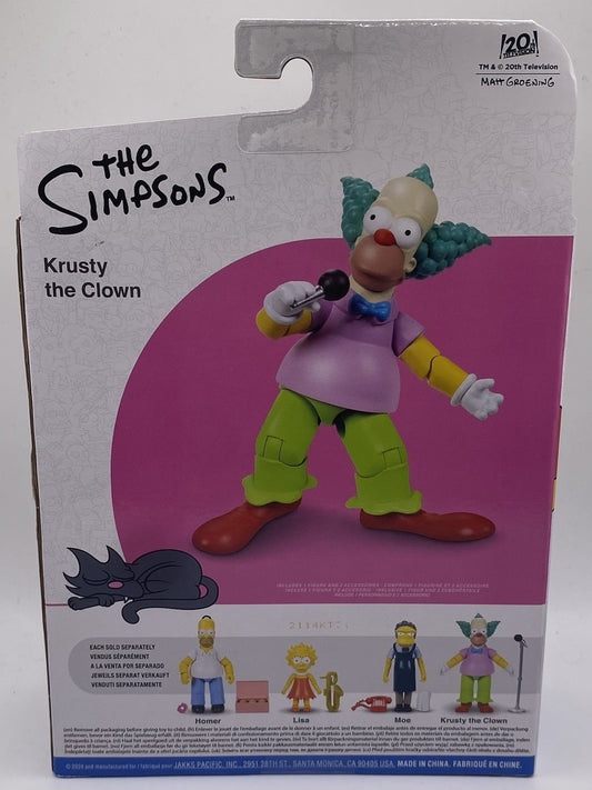 Jakks - The Simpsons 5 inch Action Figure Krusty the Clown ~NEW