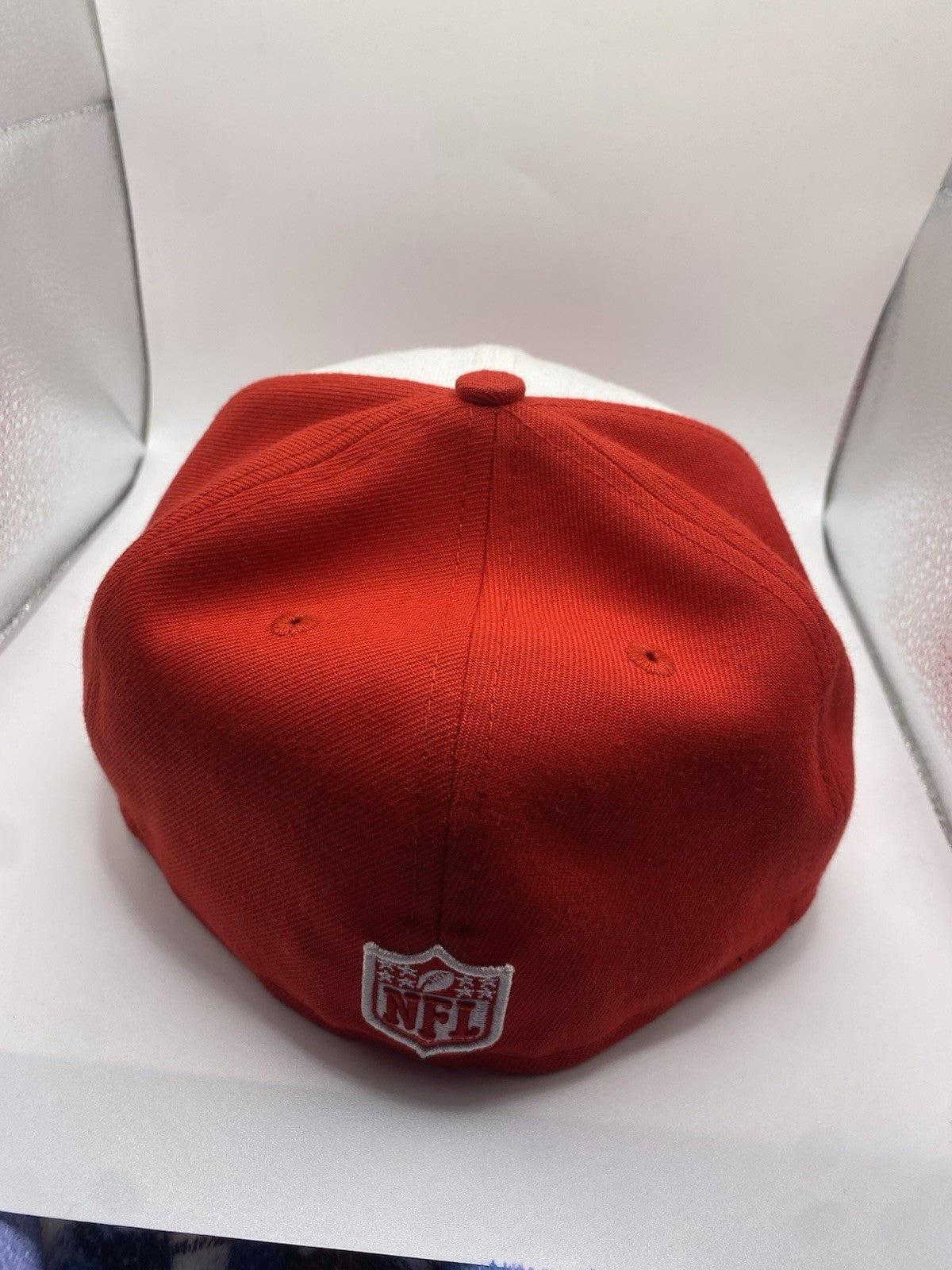 San Francisco 49ers red and white New Era cap size: 7 1/8 56.8cm  #NFL #49ers