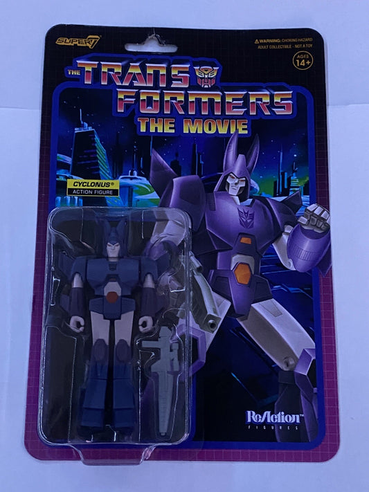Cyclonus The Transformers Movie Super7 Reaction Action Figure