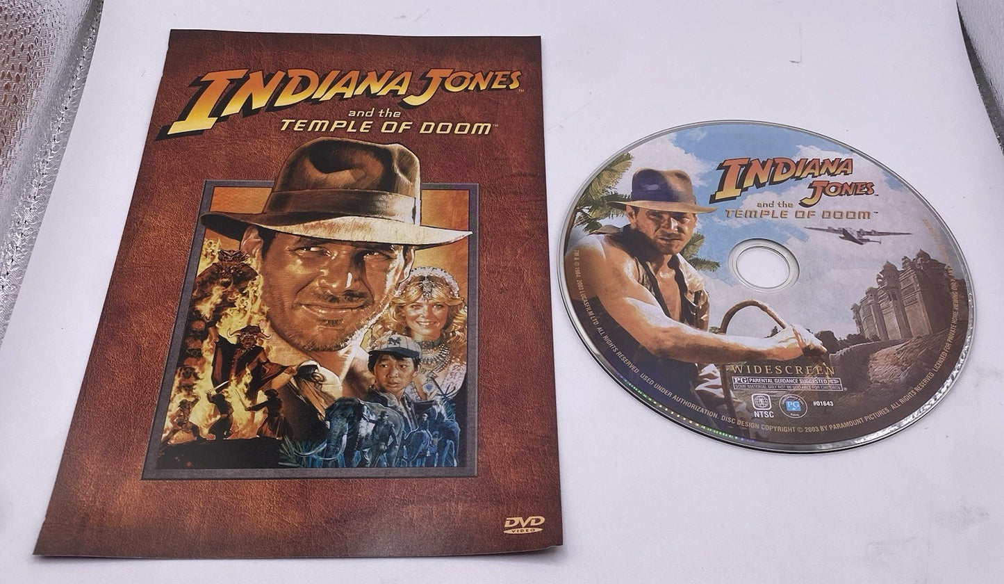BUNDLE PACK OF 3 Indiana Jones Collection DVD (TOD, ROTLA, KOTCS)