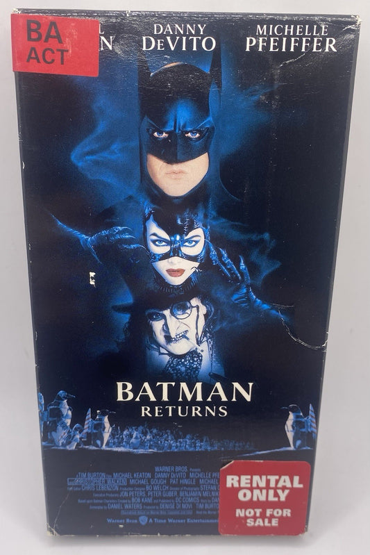 Batman Returns (VHS, 1992) TESTED !