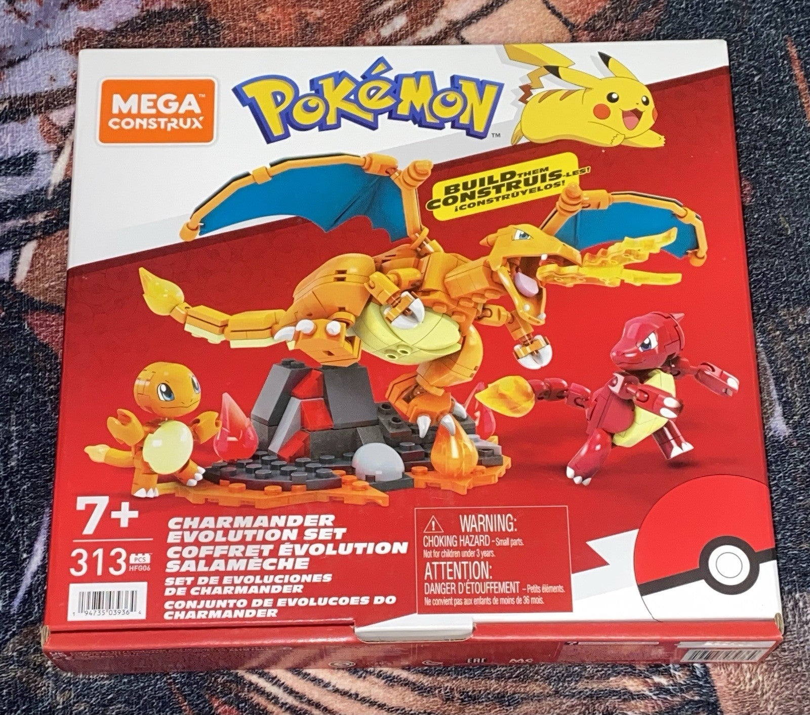 MEGA Pokémon Interlocking Blocks - HFG06 (300 Piece)