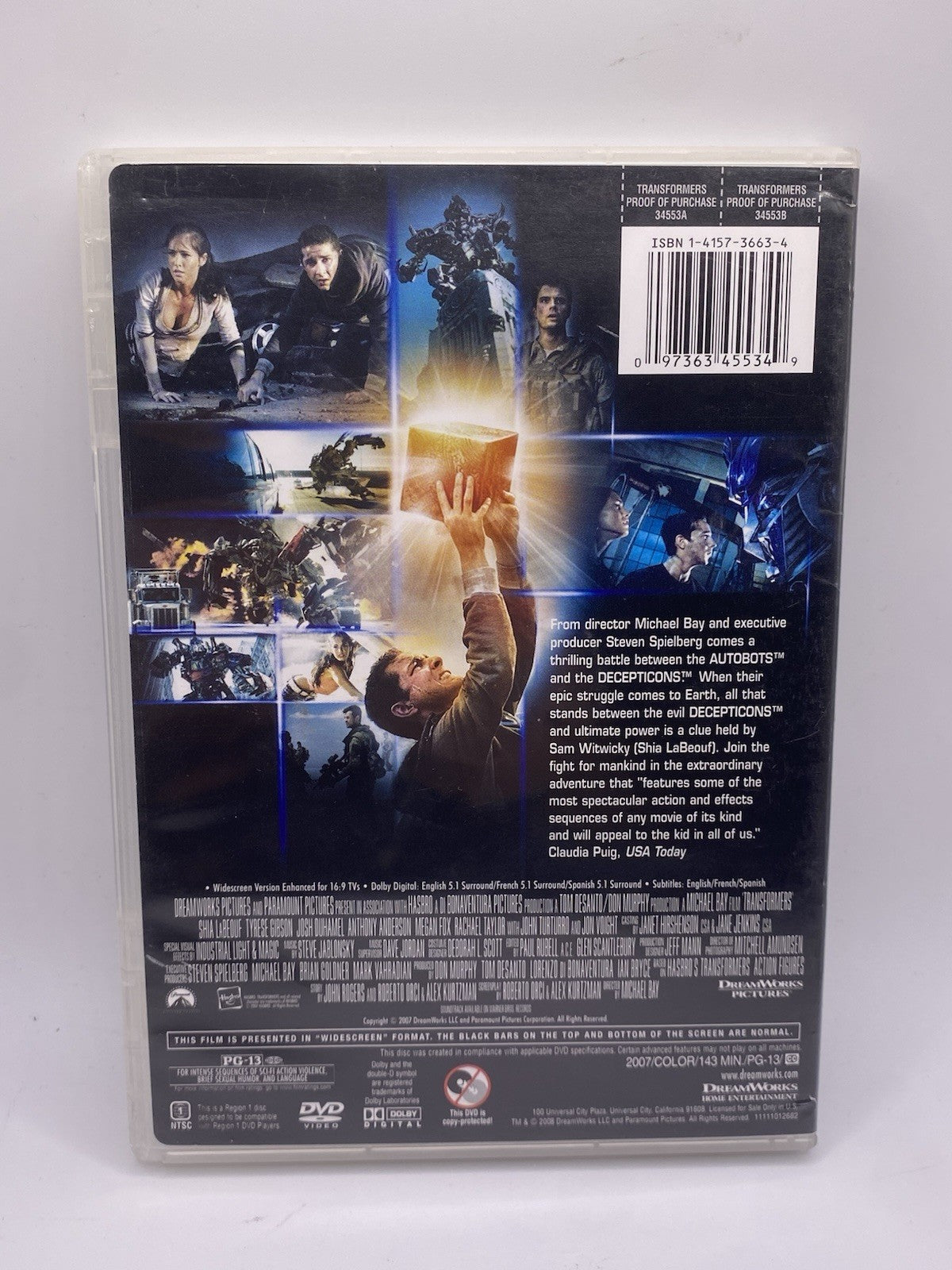 Transformers & Revenge Of The Fallen 2 Movie Bundle Pack DVD