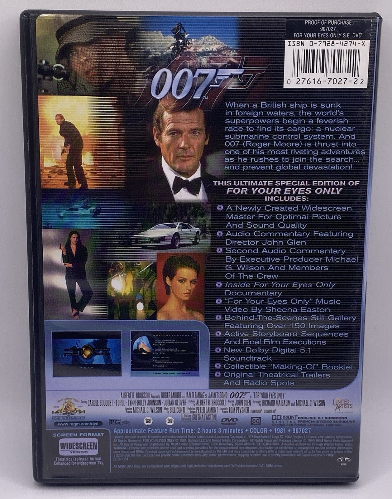 James Bond Collection 007 Gift Set  Vol. 1 DVD, 1999, 7-Disc Set, DISCONTINUED