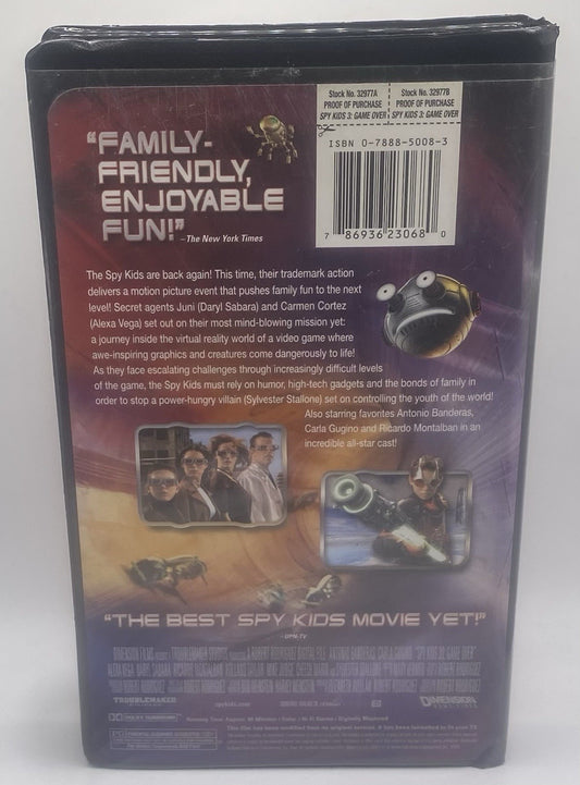 Spy Kids 3-Game over (VHS, 2003)