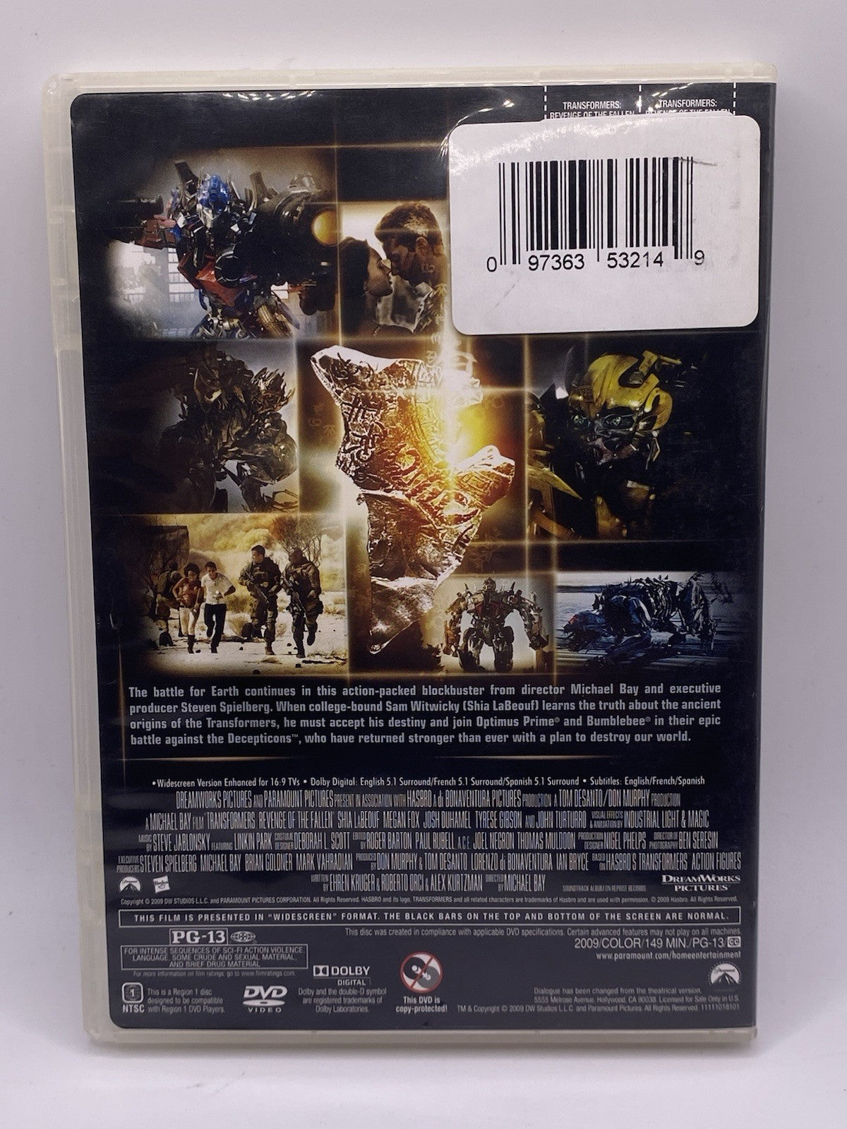 Transformers & Revenge Of The Fallen 2 Movie Bundle Pack DVD