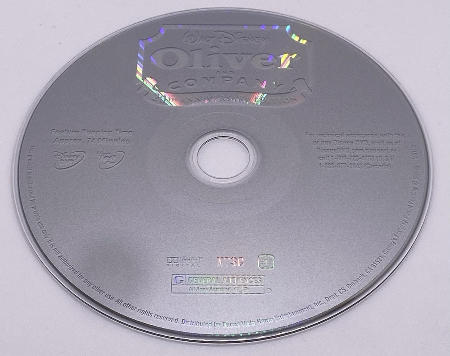 Oliver & Company (DVD, 1988)