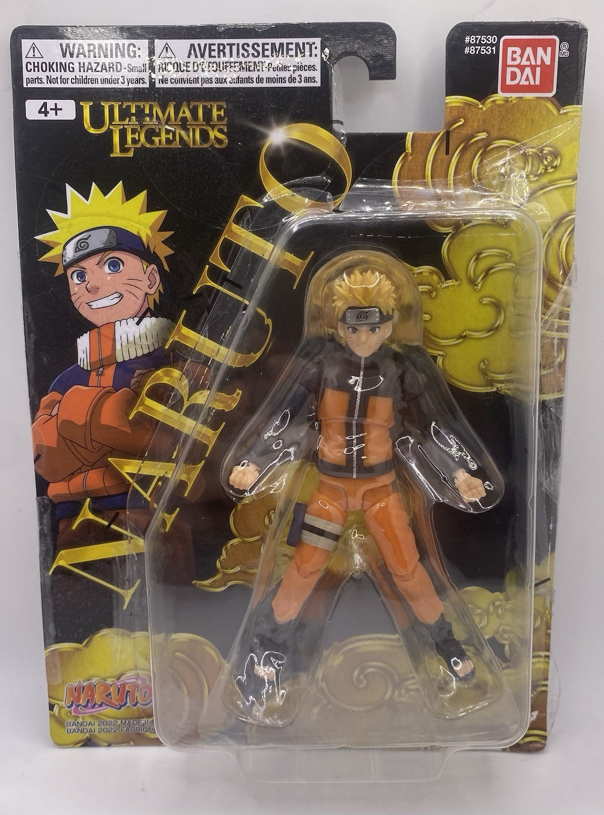 Naruto 5 Inch Action Figure Ultimate Legends - Naruto Uzumaki (Young)