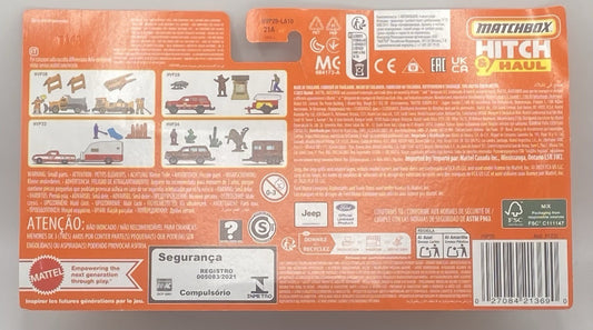Matchbox Hitch & Haul MBX Off-Road 1988 Jeep® Wagoneer/Trailer Trawler Mattel