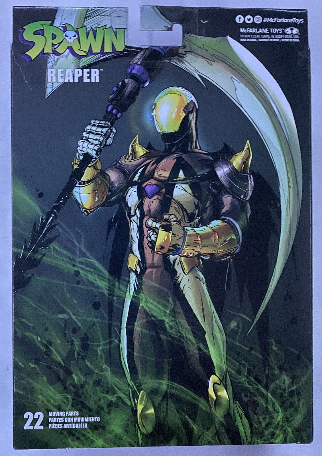 NEW Sealed McFarlane Toys Spawn The Reaper 7" Inch Action Figure 22 Moving Parts