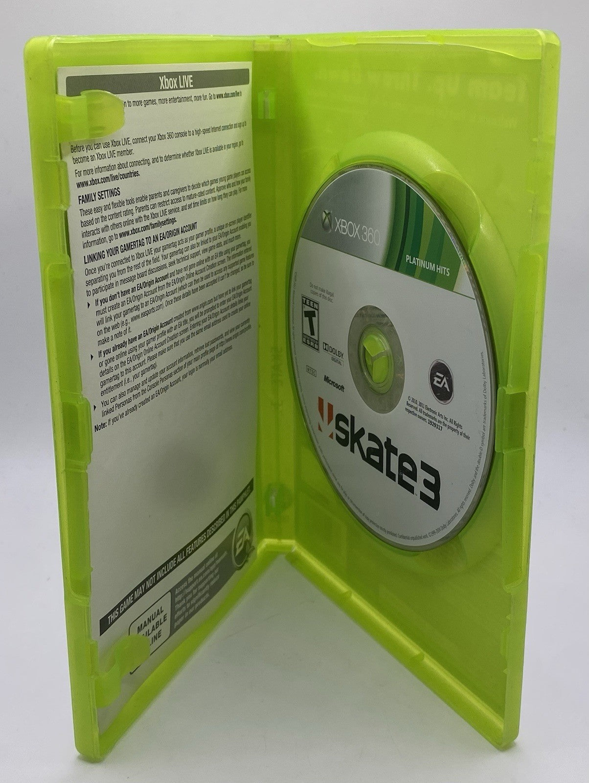Skate 3 (Xbox 360, 2010)(tested)