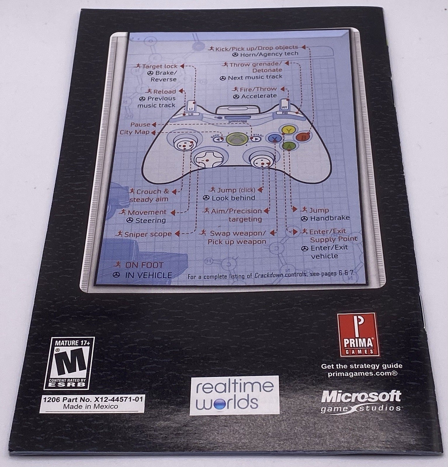 Crackdown (Microsoft Xbox 360, 2007)(tested)