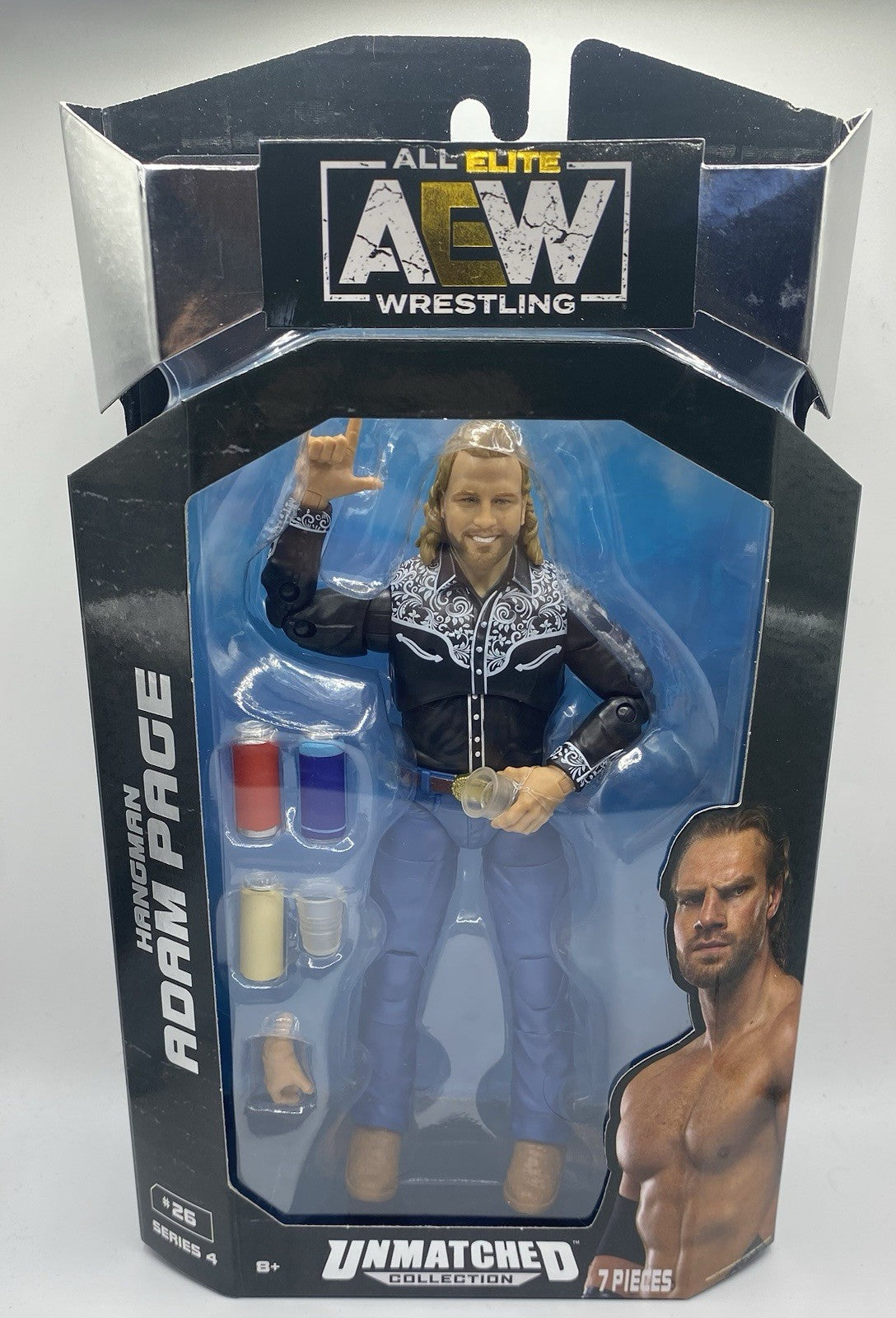 Lot of 6 AEW Wrestling Figures New!