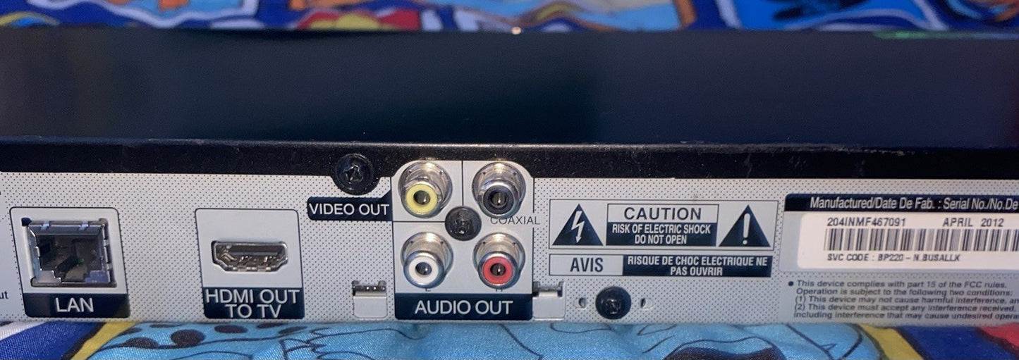 LG BP220 Blu-Ray Player TESTED STILL WORKS !