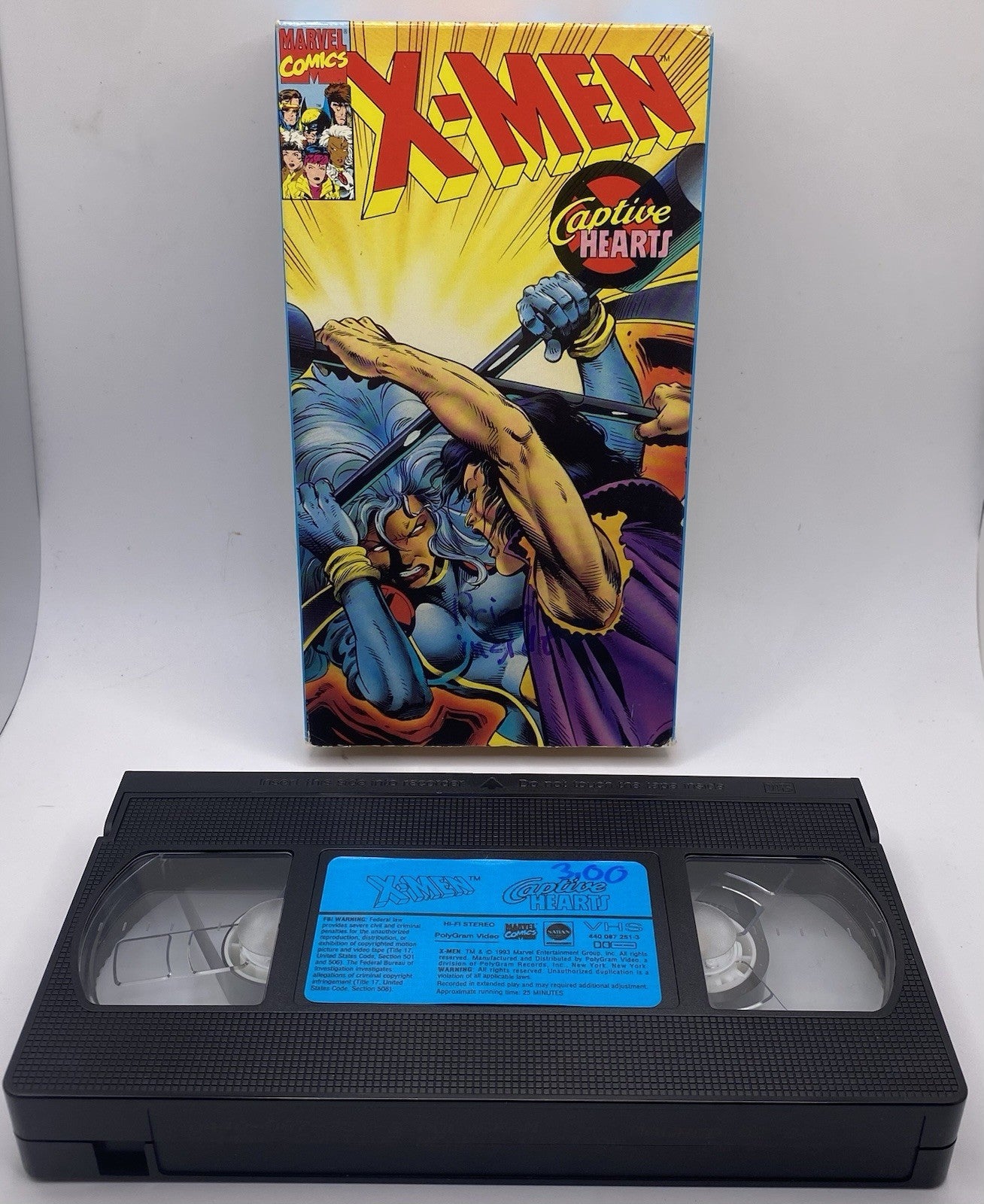 X-Men - Captive Hearts (VHS, 1993) Tested !