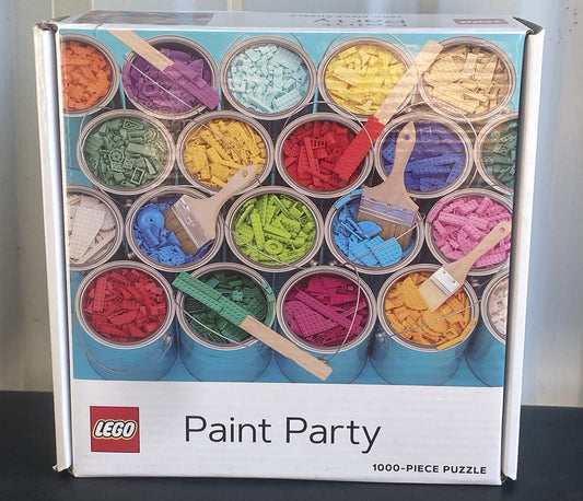 Lego Paint Party 1,000 Piece Puzzle Used