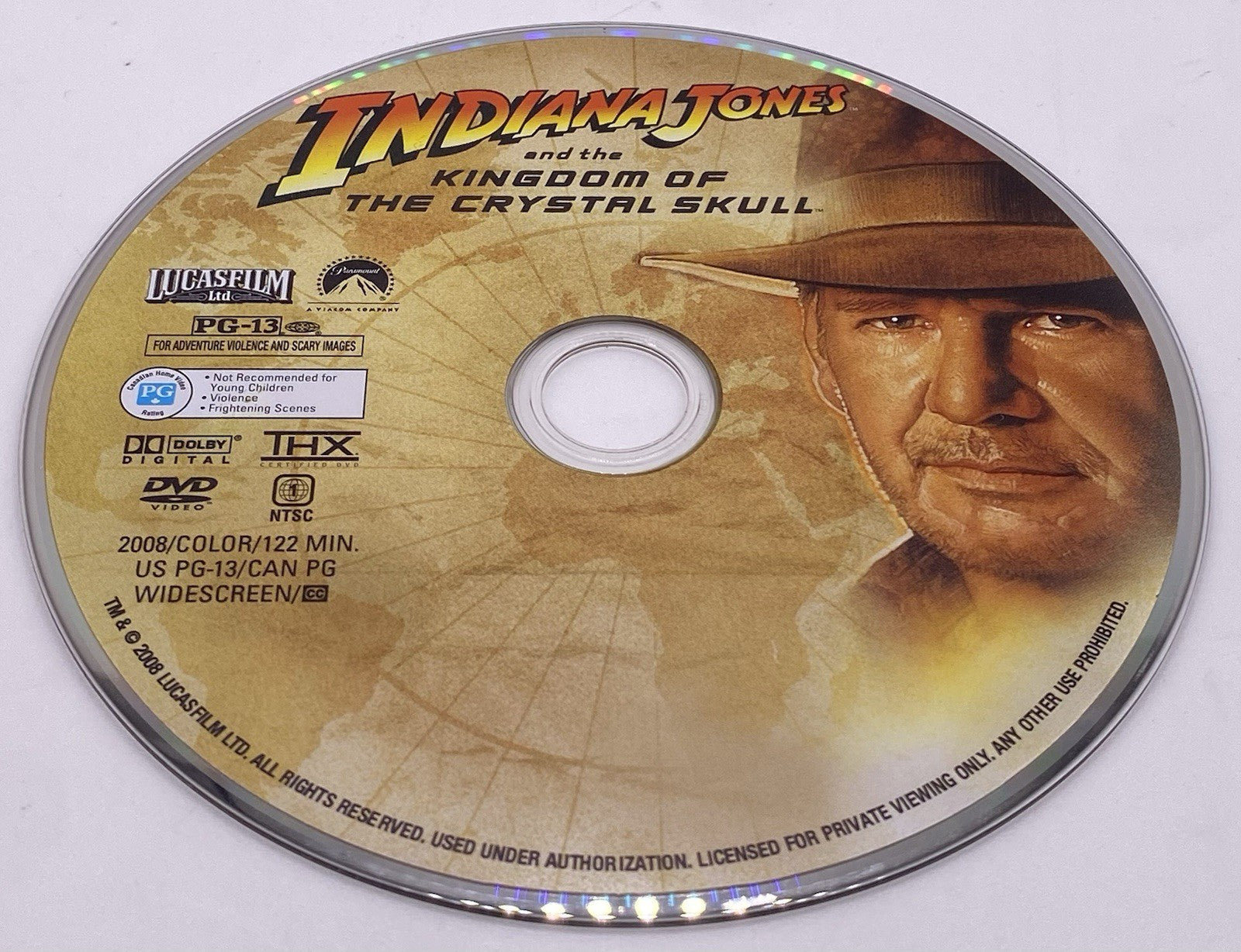 BUNDLE PACK OF 3 Indiana Jones Collection DVD (TOD, ROTLA, KOTCS)