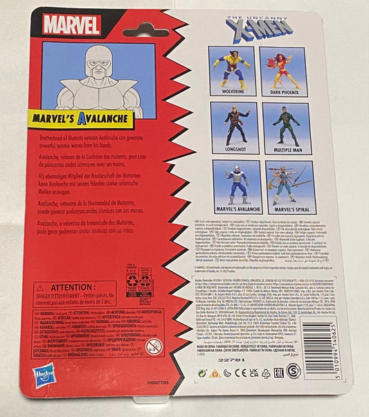 Hasbro Marvel Legends Retro Avalanche 6 in Action Figure - F39795X0