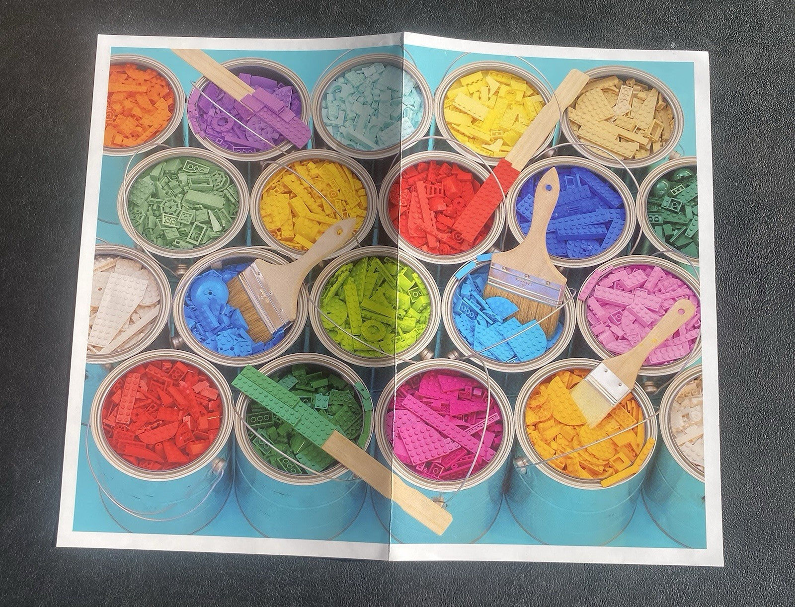 Lego Paint Party 1,000 Piece Puzzle Used