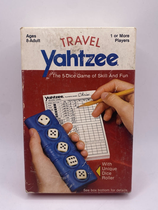 Yahtzee 1984 Vintage Travel Board Game Original Box Just  Missing The DiceRoller