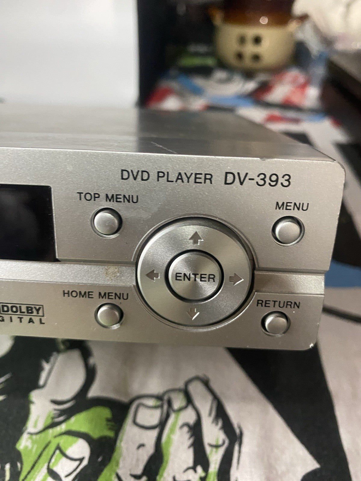 Pioneer DVD PLAYER DV-393 JUST MISSING RCA CABBLE & REMOTE  (TESTED) It Works!