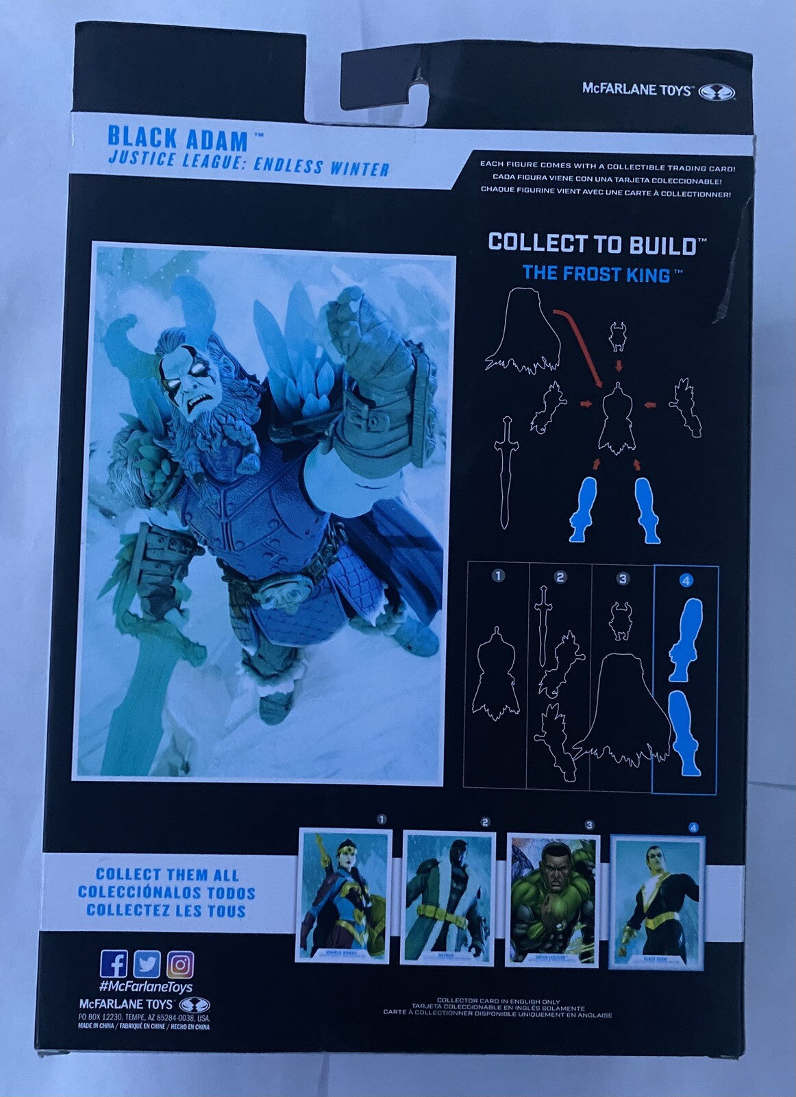McFarlane Toys DC Multiverse Black Adam Endless Winter 7" Action Figure with Bui