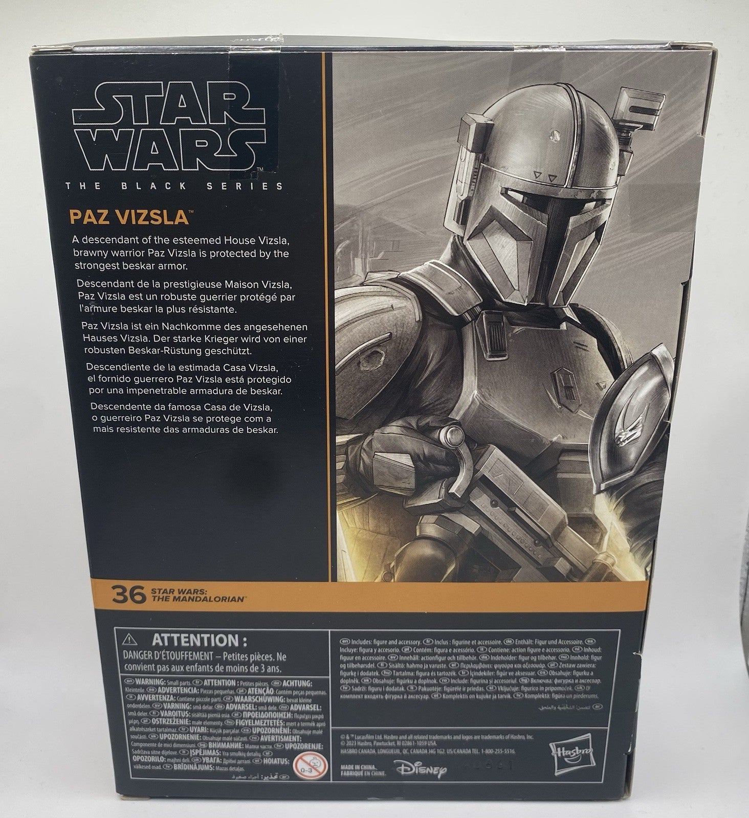 Star Wars Black Series The Mandalorian #36 Deluxe Paz Vizsla Action Figure