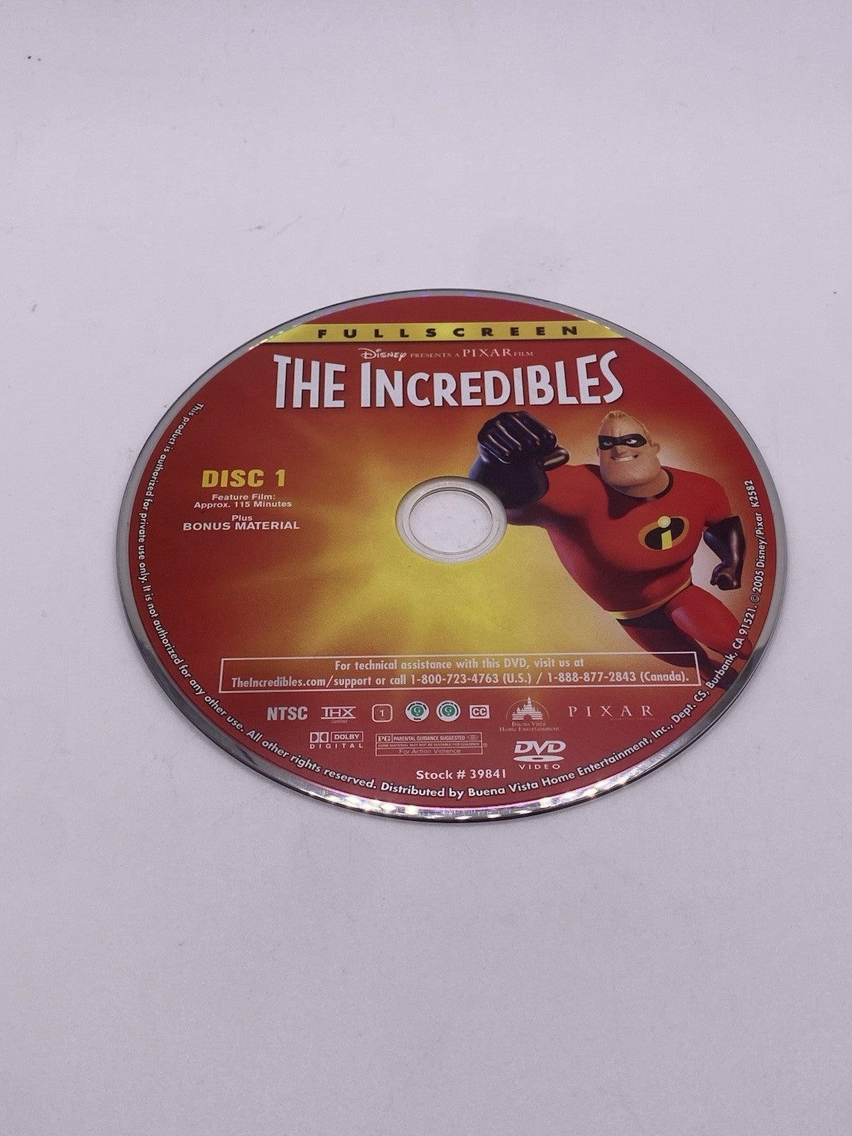 The Incredibles (DVD, 2004)