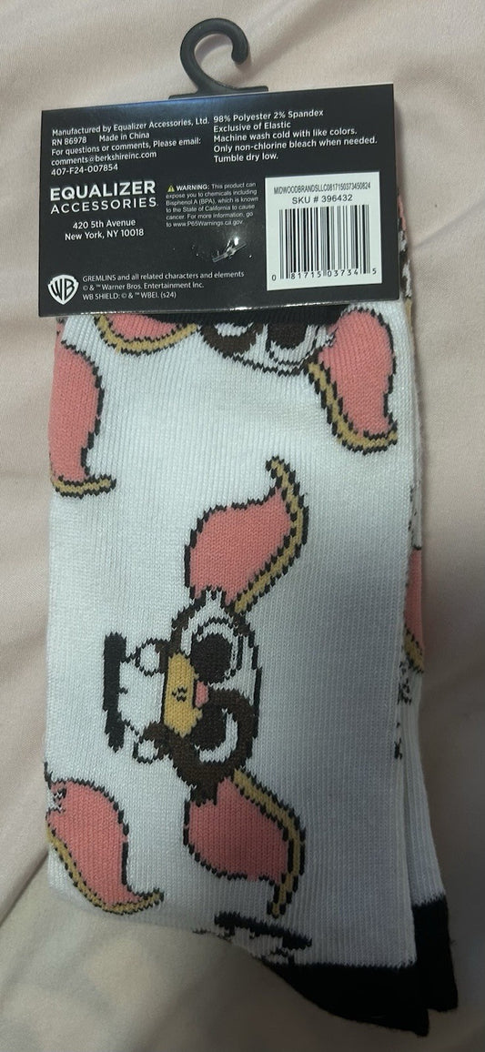 GREMLINS MOVIE GIZMO CREW SOCKS SIZE 9-13