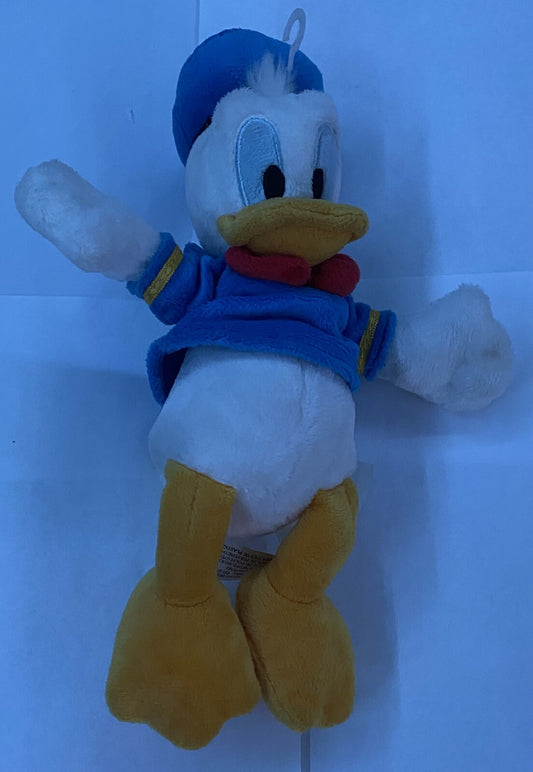 Disney Store Donald Duck Mini Bean Bag 8" Soft Plush Doll Disney World Land