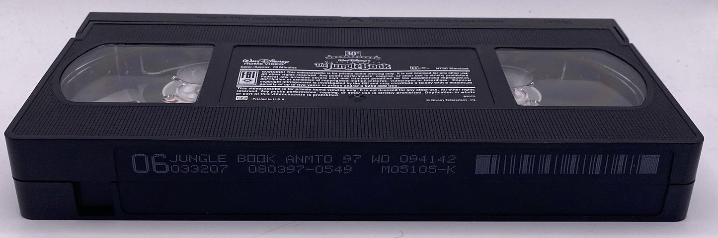 The Jungle Book (VHS, 1997, 30th Anniversary Limited Edition)