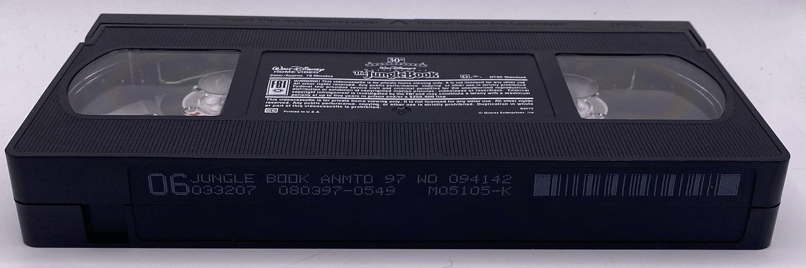 The Jungle Book (VHS, 1997, 30th Anniversary Limited Edition)