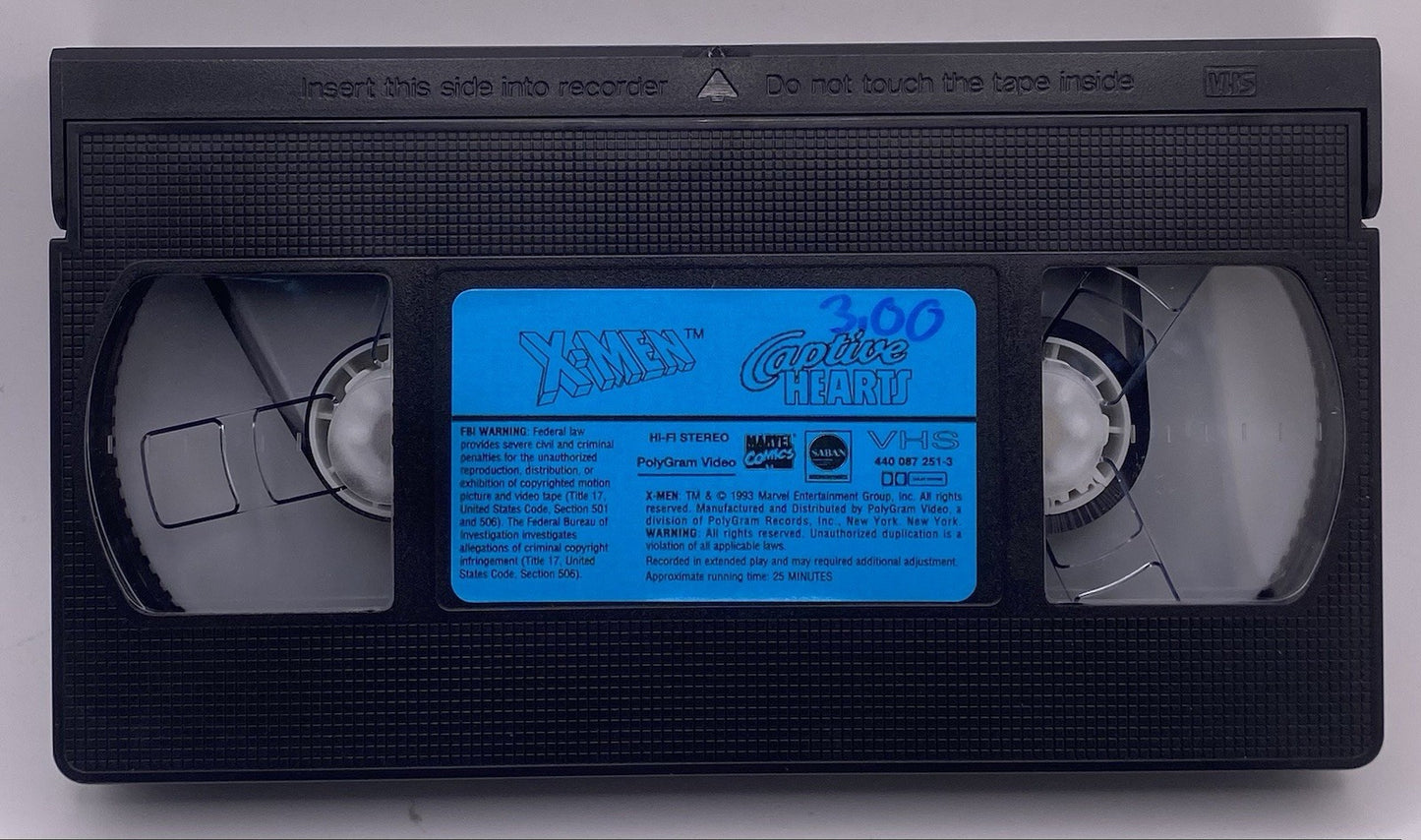 X-Men - Captive Hearts (VHS, 1993) Tested !