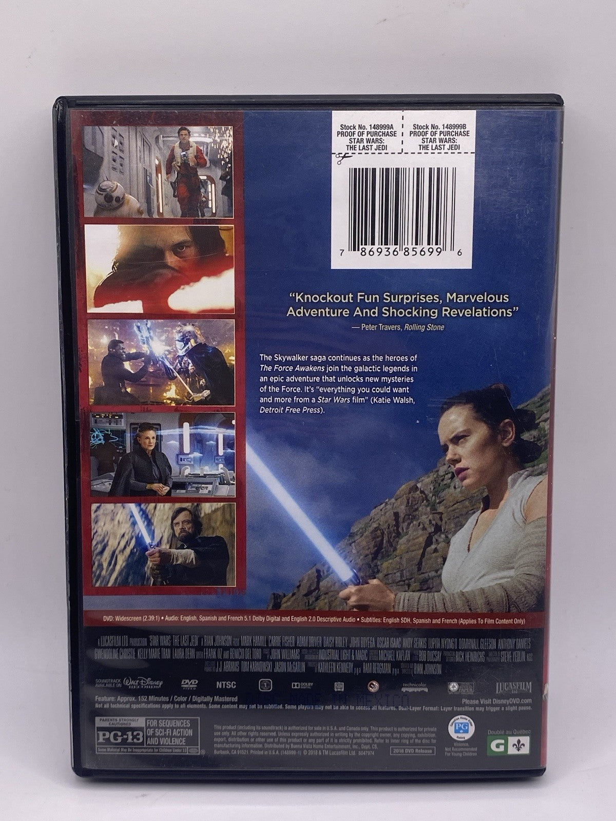 Star Wars Bundle Pack: The Force Awakens & The Last Jedi DVD