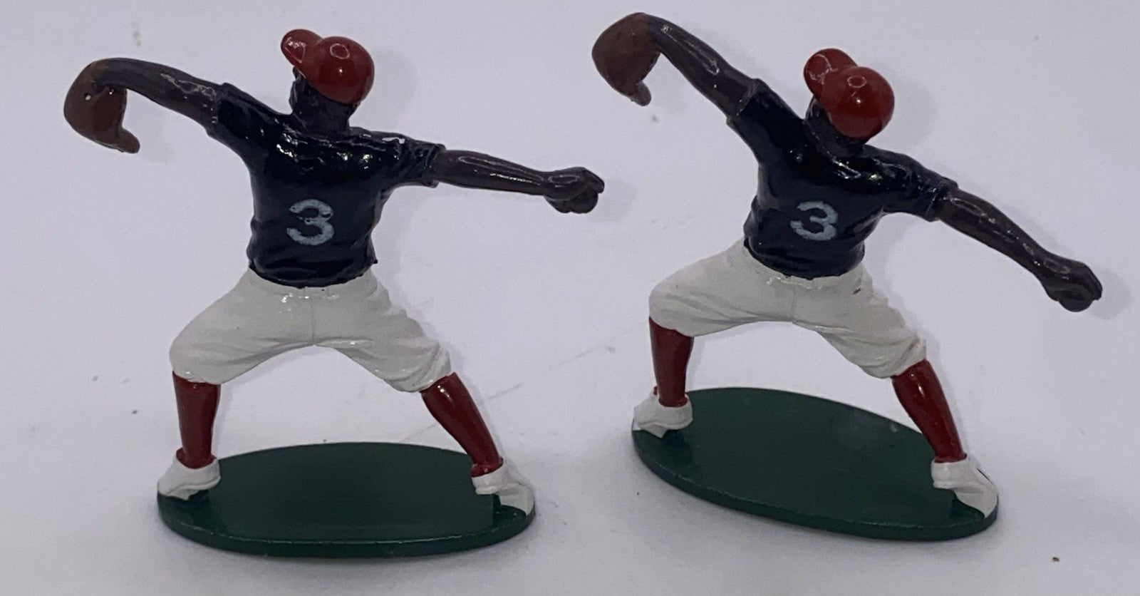Vintage Lot Of 12 Baseball Players Cake Toppers