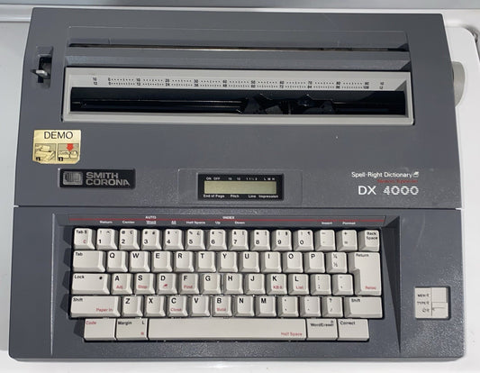 Smith Corona DX 4000 Electric Memory Spell Right Typewriter  W/ Ink (TESTED) !